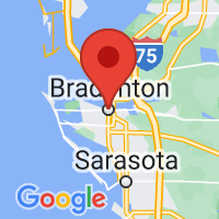 Map of Bradenton, FL